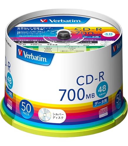Amazon.co.jp: 太陽誘電製 That's CD-Rデータ用 48倍速700MB